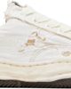 Maison MIHARA YASUHIRO Maison MIHARA YASUHIRO Off-White 'Blakey' OG Sole Ripped Overdye Canvas Sneakers - 1