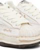 Maison MIHARA YASUHIRO Maison MIHARA YASUHIRO Off-White 'Blakey' OG Sole Ripped Overdye Canvas Sneakers - 4