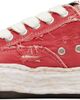 Maison MIHARA YASUHIRO Maison MIHARA YASUHIRO Red 'Peterson23' OG Sole Ripped Overdye Canvas Sneakers - 3