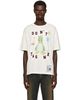 Maison MIHARA YASUHIRO Maison MIHARA YASUHIRO White Leon Doodle Printed T-shirt - 1