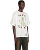 Maison MIHARA YASUHIRO Maison MIHARA YASUHIRO White Leon Doodle Printed T-shirt - 2