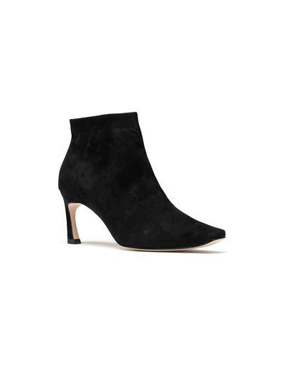Maison Sofia Grace Suede Square Ankle Boots