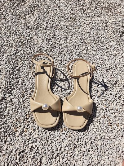 Maison Sofia Grace Twist Pearl Sandal