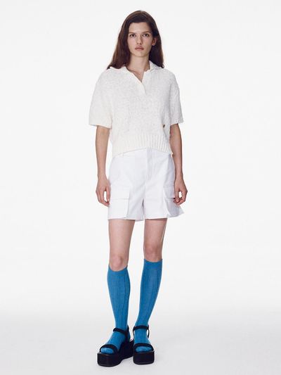 MAISONMARAIS Cargo Shorts_White