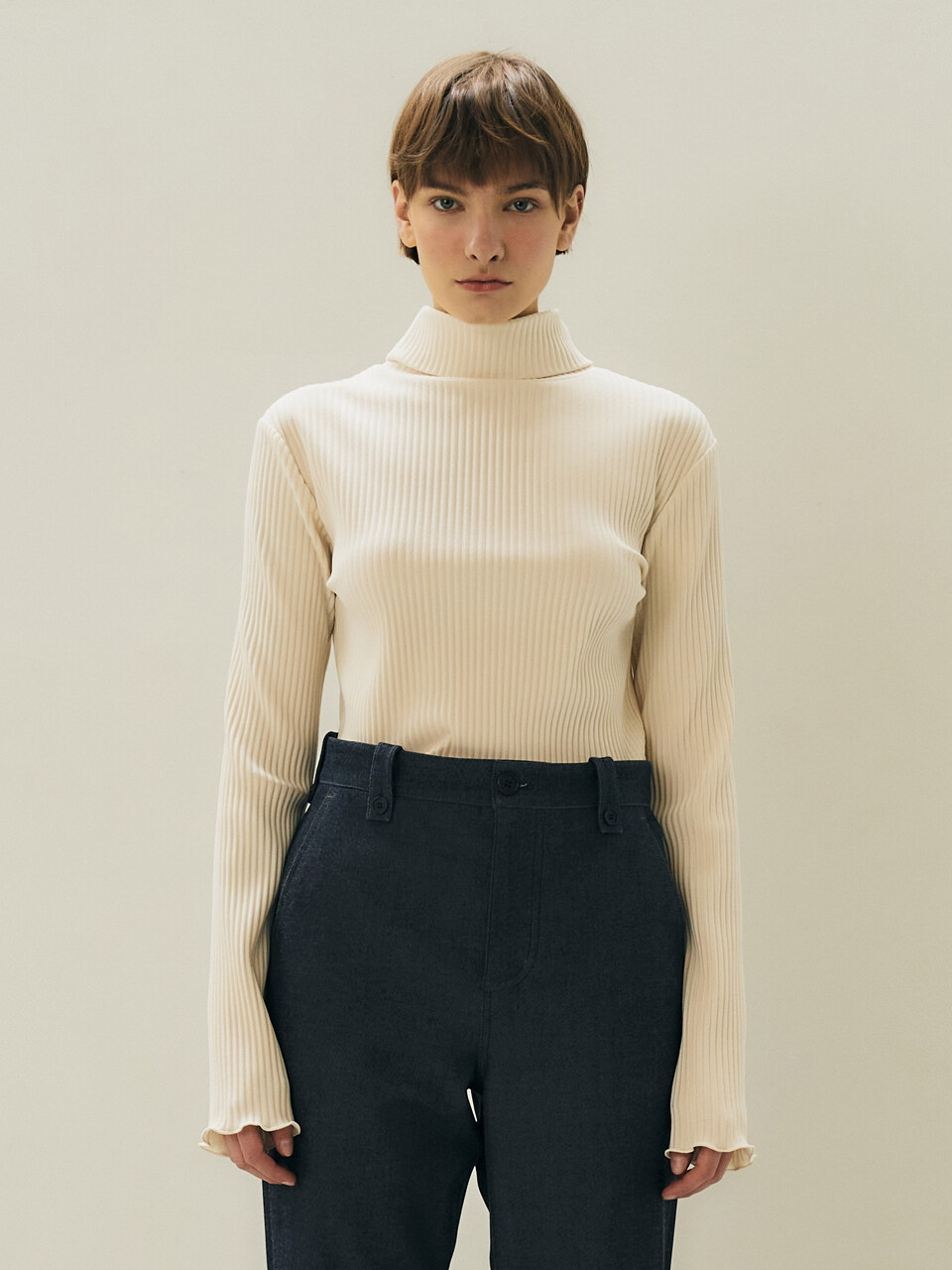 MAISONMARAIS Cotton Ribbed Top