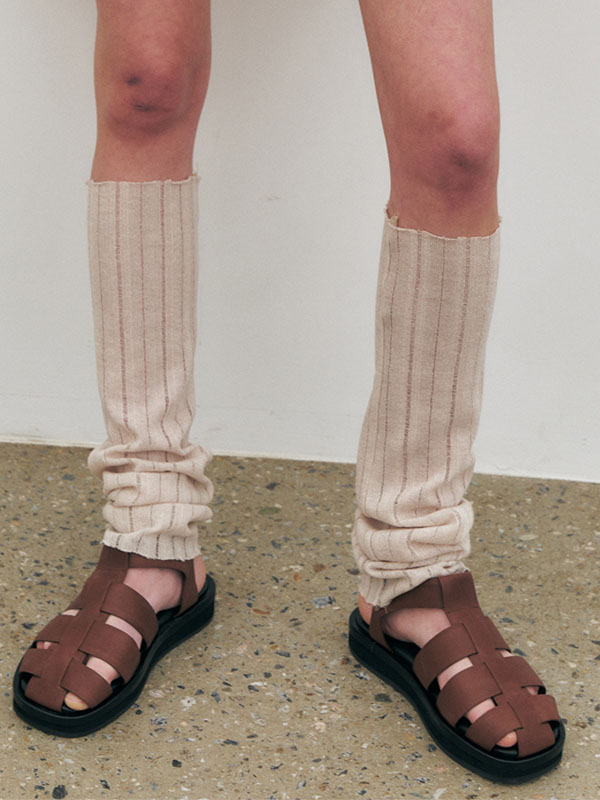 MAISONMARAIS Gladiator Sandal_Brown