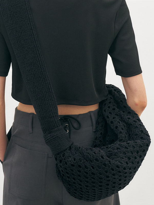 MAISONMARAIS Gypsy Knit Bag_Black