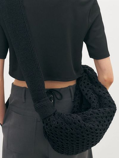 MAISONMARAIS Gypsy Knit Bag_Black