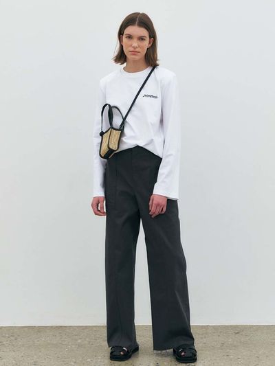 MAISONMARAIS Gypsy Wide Pants (Charchoal)