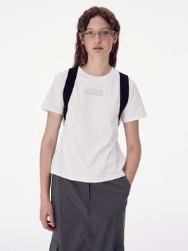 MAISONMARAIS Logo Half Sleeve T-Shirt_Off White