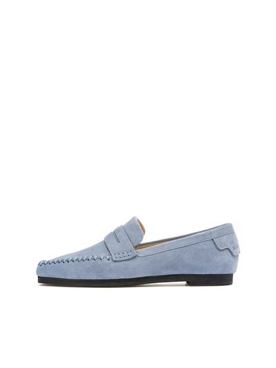 MAISONMARAIS Maison Marais Suede Loafer_Dusty Blue