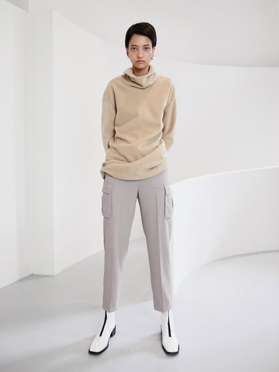 MAISONMARAIS Minimal Cargo Pants_Sand
