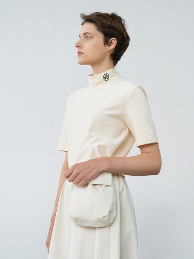 MAISONMARAIS Modern Half Sleeve Top _ Cream