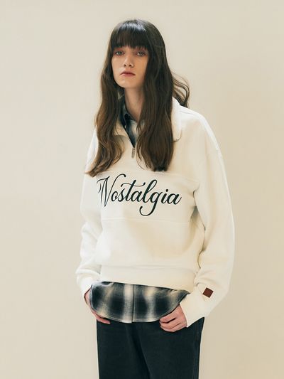MAISONMARAIS Nostalgia Zip-Up Top - White