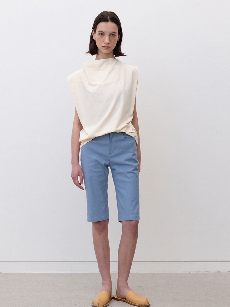 MAISONMARAIS Tencel Shorts_Light Blue
