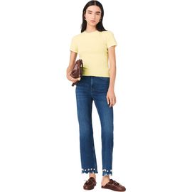 maje maje Beaded bootcut jeans