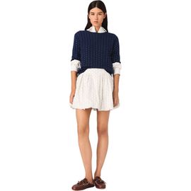 maje maje Beaded bubble skirt