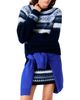 Maje Maje Brushed Wool Jacquard Fair Isle Sweater - 6