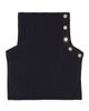 maje maje Button-up wool mix collar wrap - 1
