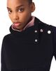 maje maje Button-up wool mix collar wrap - 3
