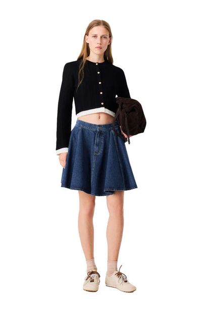maje maje Cardigan with contrast band
