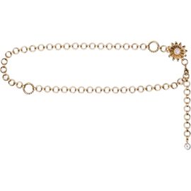 maje maje Chain belt with flowers
