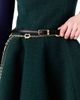 maje maje Chain belt with logo details - 3