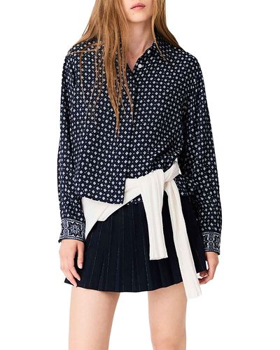 Maje Maje Citeston Embellished Shirt