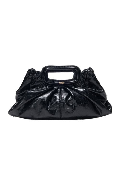 maje maje Crackled leather Milpli mini Clutch