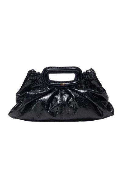maje maje Crackled leather Milpli mini Clutch