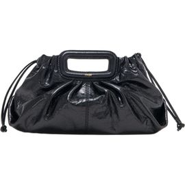 maje maje Crackled leather Milpli pouch