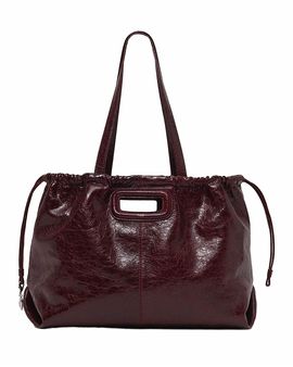 Maje Maje Crackled Miss M Tote