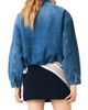 Maje Maje Denim Bomber Jacket - 4