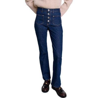 maje maje Denim jeans with pockets