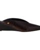 maje maje Embossed leather wedge mules - 1