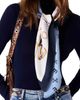 maje maje Equestrian motif silk scarf - 2