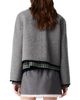 Maje Maje Gardenia Wool Blend Double Faced Short Coat - 3