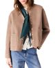 Maje Maje Genest Wool Blend Hooded Scarf Short Coat - 5