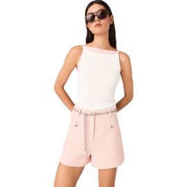 maje maje High straight-neck top