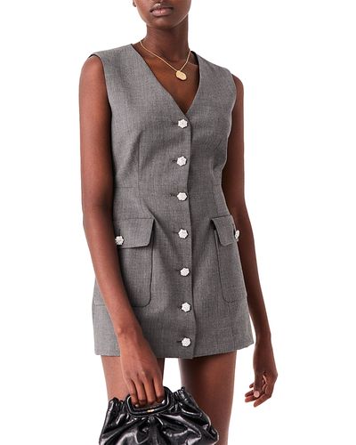 Maje Maje Iendra Jewel Button Romper