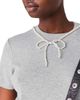 Maje Maje Imitation Pearl Beaded Collar Tee - 3