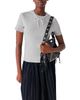 Maje Maje Imitation Pearl Beaded Collar Tee - 6