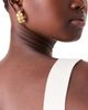 Maje Maje Imitation Pearl Flower C Hoop Earrings - 2