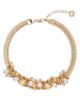 Maje Maje Imitation Pearl Flower Statement Bracelet - 1