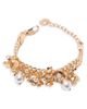 Maje Maje Imitation Pearl Flower Statement Bracelet - 6