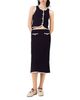 Maje Maje Japal Crochet Trim Midi Skirt - 2