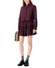 Maje Maje Joleon Rhinestone Trim Tiered Flared Skirt - 2