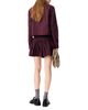 Maje Maje Joleon Rhinestone Trim Tiered Flared Skirt - 3