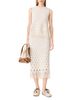 Maje Maje Jovale Fringed Crochet Midi Skirt - 2
