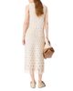 Maje Maje Jovale Fringed Crochet Midi Skirt - 3